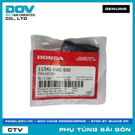 ỐNG XẢ (PÔ) CẶN | HONDA PARTS CODE 11343KVG900 — 11343KVG900
