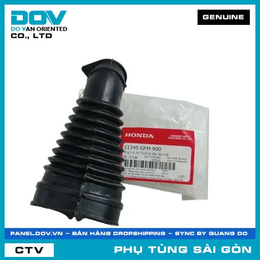 ỐNG HÚT GIÓ BUỒNG DÂY ĐAI TRÁI | HONDA PARTS CODE 11345GFM900 — 11345GFM900