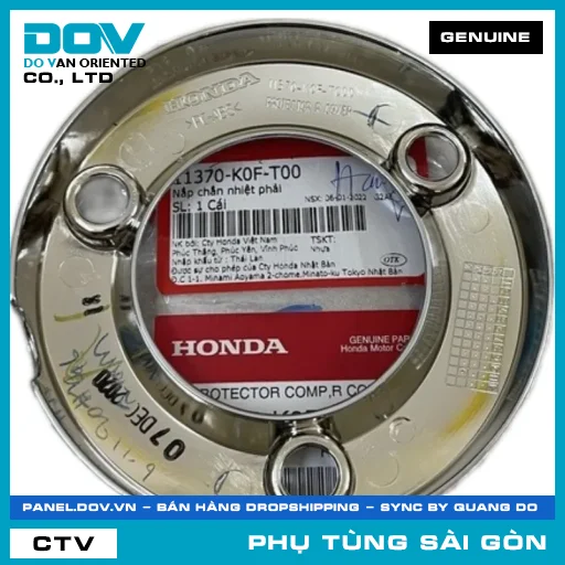 NẮP CHẮN NHIỆT PHẢI | HONDA PARTS CODE 11370K0FT00 — 11370K0FT00