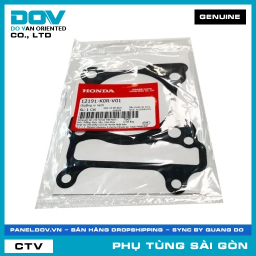 RON XI LANH | HONDA PARTS CODE 12191K0RV01 — 12191K0RV01