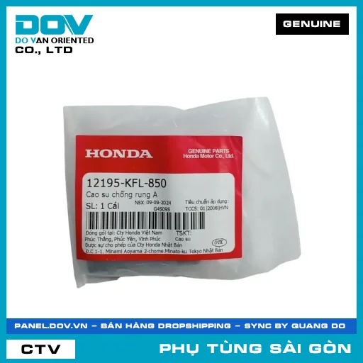 CAO SU CHỐNG RUNG A | HONDA PARTS CODE 12195KFL850 — 12195KFL850
