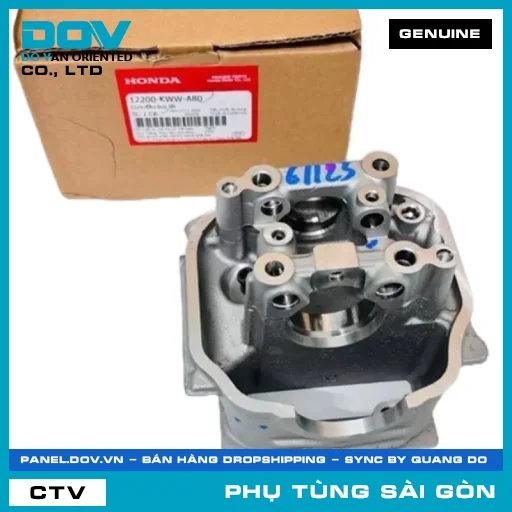 CỤM ĐẦU QUY LÁT | HONDA PARTS CODE 12200KWWA80 — 12200KWWA80