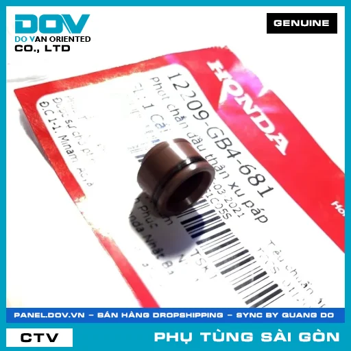 PHỐT CHẮN NHỚT THÂN XU PÁP | HONDA PARTS CODE 12209GB4681 — 12209GB4681