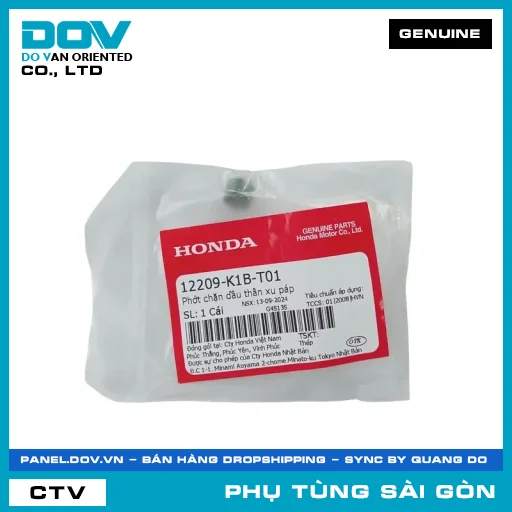 PHỐT CHẶN NHỚT THÂN XU PÁP | HONDA PARTS CODE 12209K1BT01 — 12209K1BT01