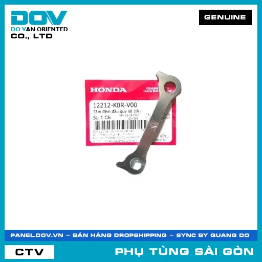 TẤM ĐỆM ĐẦU QUY LÁT (IN) | HONDA PARTS CODE 12212K0RV00 — 12212K0RV00