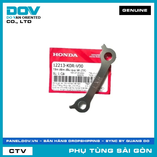 TẤM ĐỆM ĐẦU QUY LÁT (EX) | HONDA PARTS CODE 12213K0RV00 — 12213K0RV00