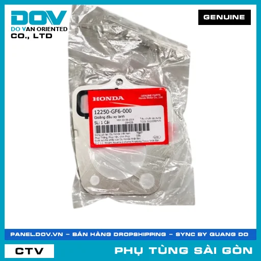 RON ĐẦU XY LANH | HONDA PARTS CODE 12250GF6000 — 12250GF6000
