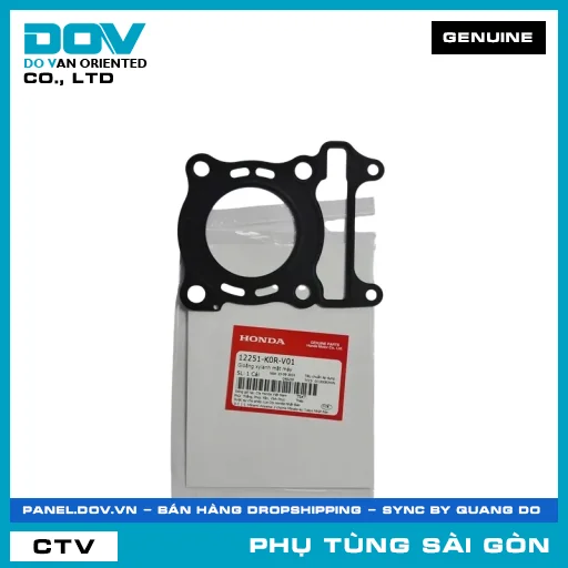 RON XYLANH MẶT MÁY | HONDA PARTS CODE 12251K0RV01 — 12251K0RV01