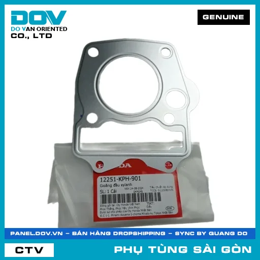 RON ĐẦU XYLANH | HONDA PARTS CODE 12251KPH901 — 12251KPH901