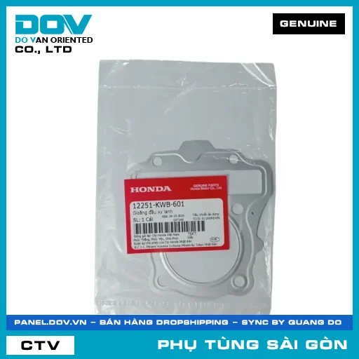 RON ĐẦU XY LANH | HONDA PARTS CODE 12251KWB601 — 12251KWB601