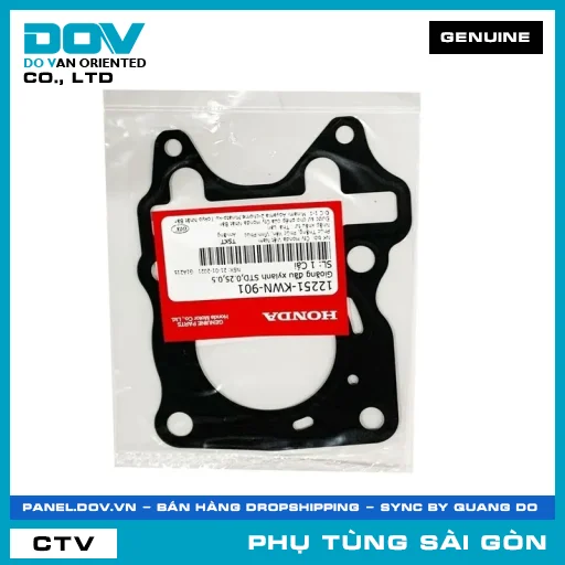 RON ĐẦU XYLANH STD,0.25,0.5 | HONDA PARTS CODE 12251KWN901 — 12251KWN901