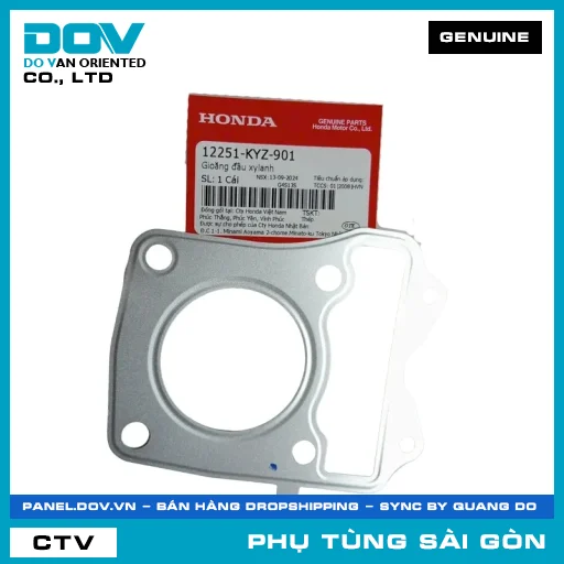 RON ĐẦU XYLANH | HONDA PARTS CODE 12251KYZ901 — 12251KYZ901