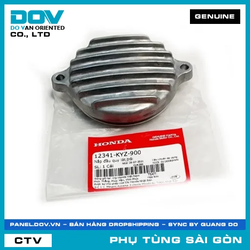 NẮP ĐẦU QUY LÁT TRÁI | HONDA PARTS CODE 12341KYZ900 — 12341KYZ900
