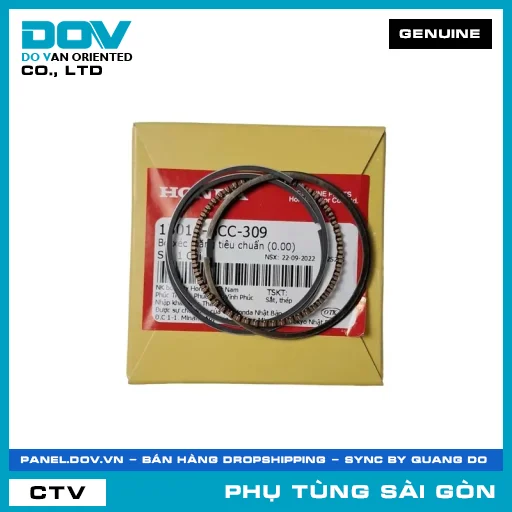 BỘ XÉC MĂNG TIÊU CHUẨN (0.00) | HONDA PARTS CODE 13011GCC309 — 13011GCC309