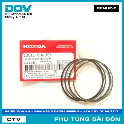 BỘ XÉC MĂNG TIÊU CHUẨN | HONDA PARTS CODE 13011K1N305 — 13011K1N305