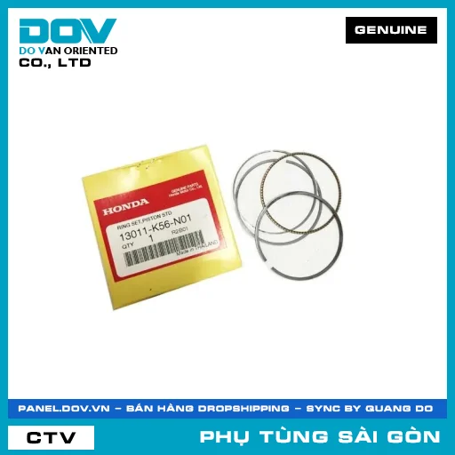 BỘ XÉC MĂNG TIÊU CHUẨN (0.00) | HONDA PARTS CODE 13011K56N01 — 13011K56N01