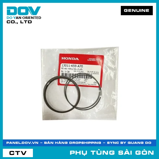 BỘ XÉC MĂNG TIÊU CHUẨN | HONDA PARTS CODE 13011K59A70 — 13011K59A70