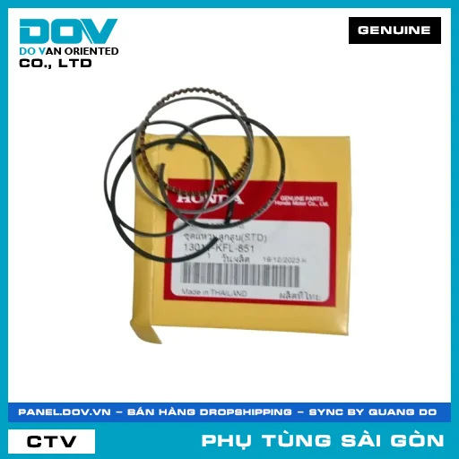 BỘ XÉC MĂNG TIÊU CHUẨN (0.00) | HONDA PARTS CODE 13011KFL851 — 13011KFL851