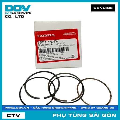 BỘ XÉC MĂNG TIÊU CHUẨN (0.00) | HONDA PARTS CODE 13011KFL852 — 13011KFL852