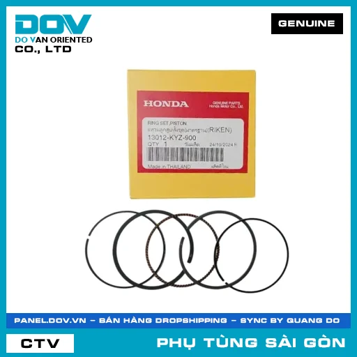 BỘ XÉC MĂNG TIÊU CHUẨN (0.00) | HONDA PARTS CODE 13012KYZ900 — 13012KYZ900