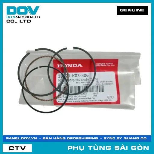 BỘ XÉC MĂNG TIÊU CHUẨN (0.25) | HONDA PARTS CODE 13021K03306 — 13021K03306