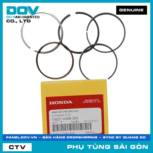 BỘ XÉC MĂNG CỐT 1 (0.25) | HONDA PARTS CODE 13021KWB305 — 13021KWB305