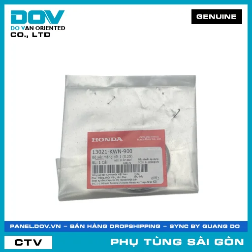 BỘ XÉC MĂNG CỐT 1 (0.25) | HONDA PARTS CODE 13021KWN900 — 13021KWN900