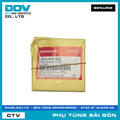 BỘ XÉC MĂNG CỐT 2 (0.50) | HONDA PARTS CODE 13031KPH900 — 13031KPH900