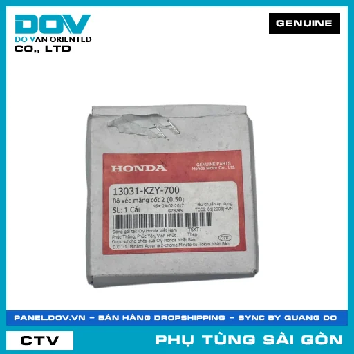 BỘ XÉC MĂNG CỐT 2 (0.50) | HONDA PARTS CODE 13031KZY700 — 13031KZY700