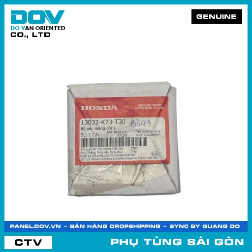 BỘ XÉC MĂNG CỐT 2 | HONDA PARTS CODE 13032K73T30 — 13032K73T30