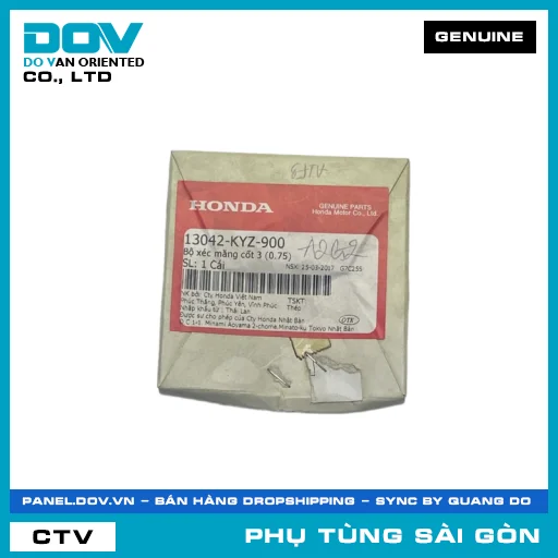 BỘ XÉC MĂNG CỐT 3 (0.75) | HONDA PARTS CODE 13042KYZ900 — 13042KYZ900