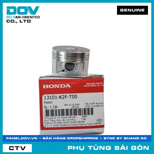 PISTON | HONDA PARTS CODE 13101K2FT00 — 13101K2FT00