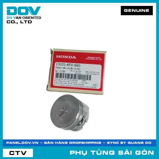 PISTON TIÊU CHUẨN (0.00) | HONDA PARTS CODE 13101KFV660 — 13101KFV660