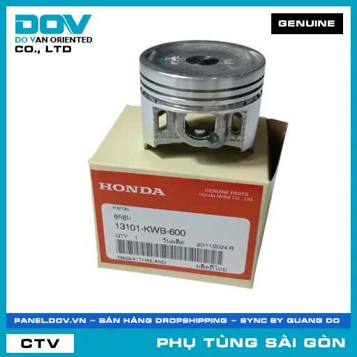 PISTON TIÊU CHUẨN (0.00) | HONDA PARTS CODE 13101KWB600 — 13101KWB600