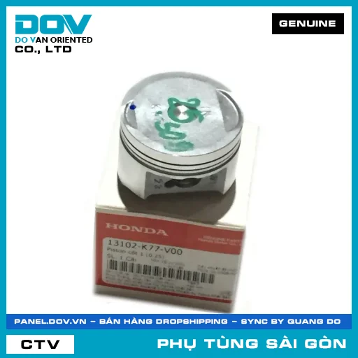 PISTON CỐT 1 (0.25) | HONDA PARTS CODE 13102K77V00 — 13102K77V00