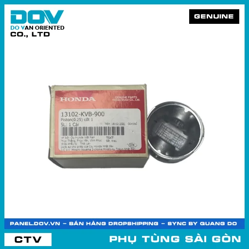 PISTON(0.25) CỐT 1 | HONDA PARTS CODE 13102KVB900 — 13102KVB900