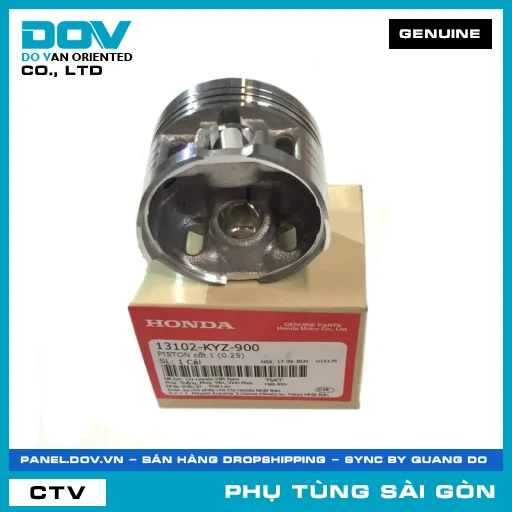 PISTON CỐT 1 (0.25) | HONDA PARTS CODE 13102KYZ900 — 13102KYZ900