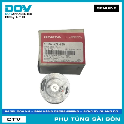 PISTON CỐT 1 (0.25) | HONDA PARTS CODE 13102KZL930 — 13102KZL930