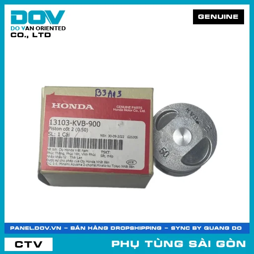 PISTON CỐT 2 (0.50) | HONDA PARTS CODE 13103KVB900 — 13103KVB900