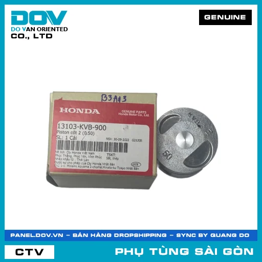 PISTON CỐT 2 (0.50) | HONDA PARTS CODE 13103KWN902 — 13103KWN902