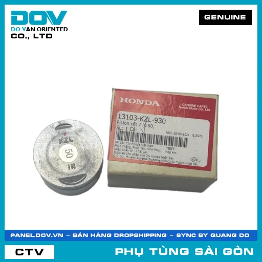 PISTON CỐT 2 (0.50) | HONDA PARTS CODE 13103KZL930 — 13103KZL930