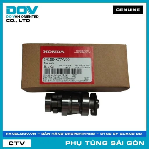 TRỤC CAM | HONDA PARTS CODE 14100K77V00 — 14100K77V00