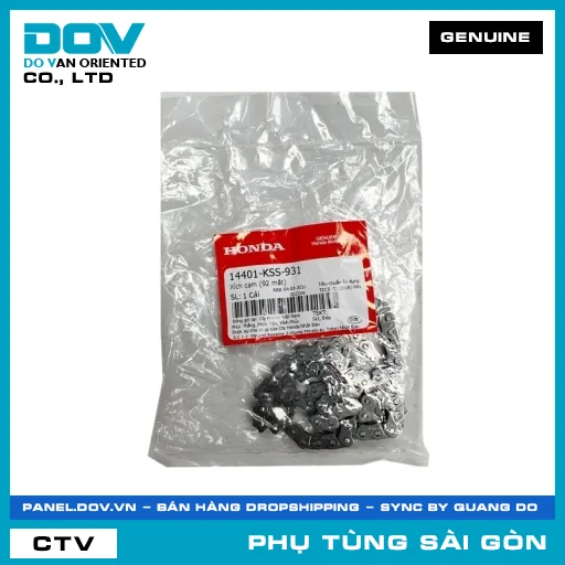 XÍCH CAM (92 MẮT) | HONDA PARTS CODE 14401KSS931 — 14401KSS931