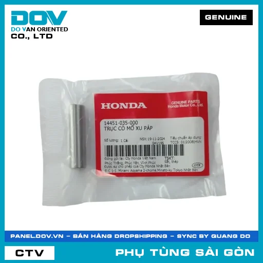 TRỤC CÒ MỔ XU PÁP | HONDA PARTS CODE 14451035000 — 14451035000