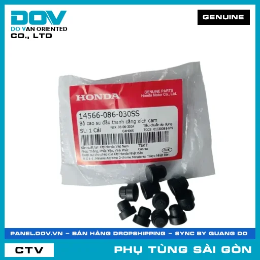 BỘ CAO SU ĐẦU THANH CĂNG XÍCH CAM | HONDA PARTS CODE 14566086030SS — 14566086030SS