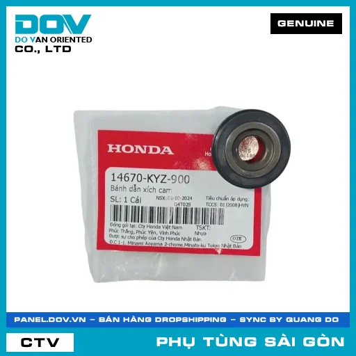 BÁNH DẪN XÍCH CAM | HONDA PARTS CODE 14670KYZ900 — 14670KYZ900