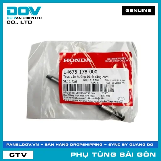 TRỤC DẪN HƯỚNG BÁNH RĂNG CAM | HONDA PARTS CODE 14675178000 — 14675178000