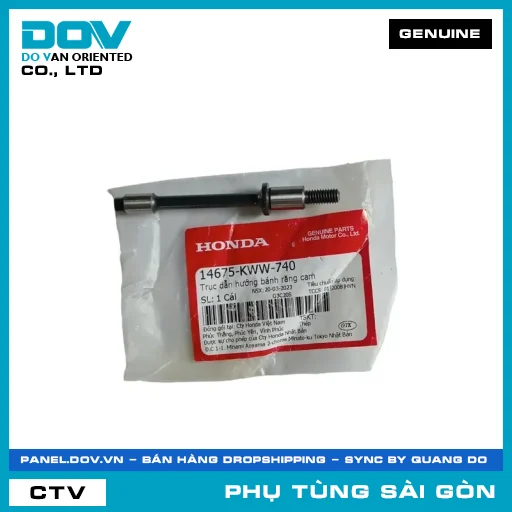 TRỤC DẪN HƯỚNG BÁNH RĂNG CAM | HONDA PARTS CODE 14675KWW740 — 14675KWW740