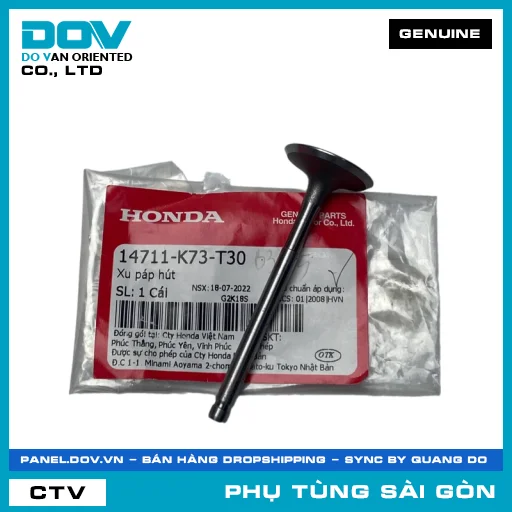 XU PÁP HÚT | HONDA PARTS CODE 14711K73T30 — 14711K73T30