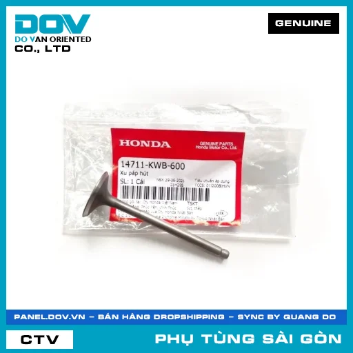 XU PÁP HÚT | HONDA PARTS CODE 14711KWB600 — 14711KWB600